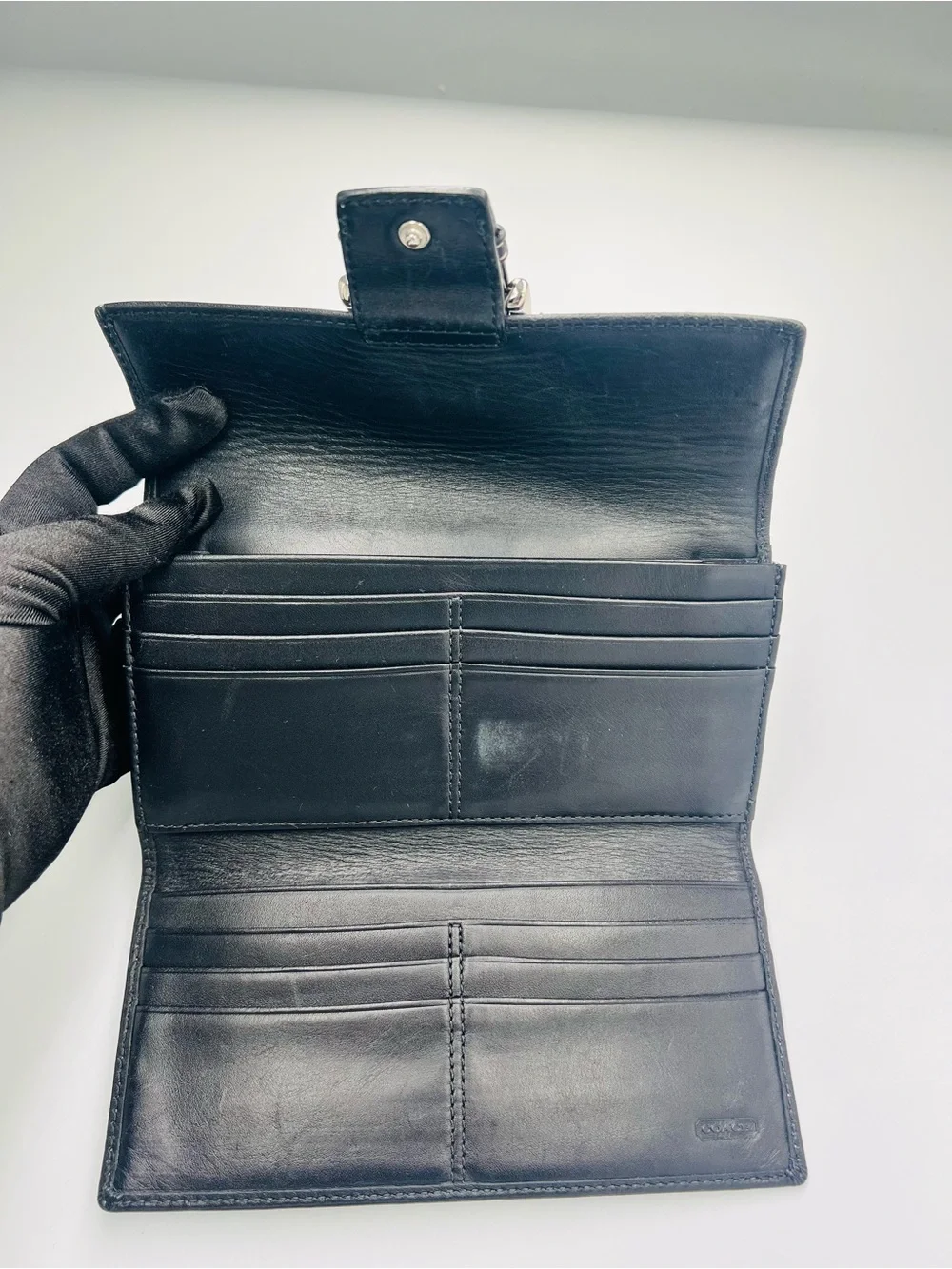 Vintage Coach Soho Leather Wallet
